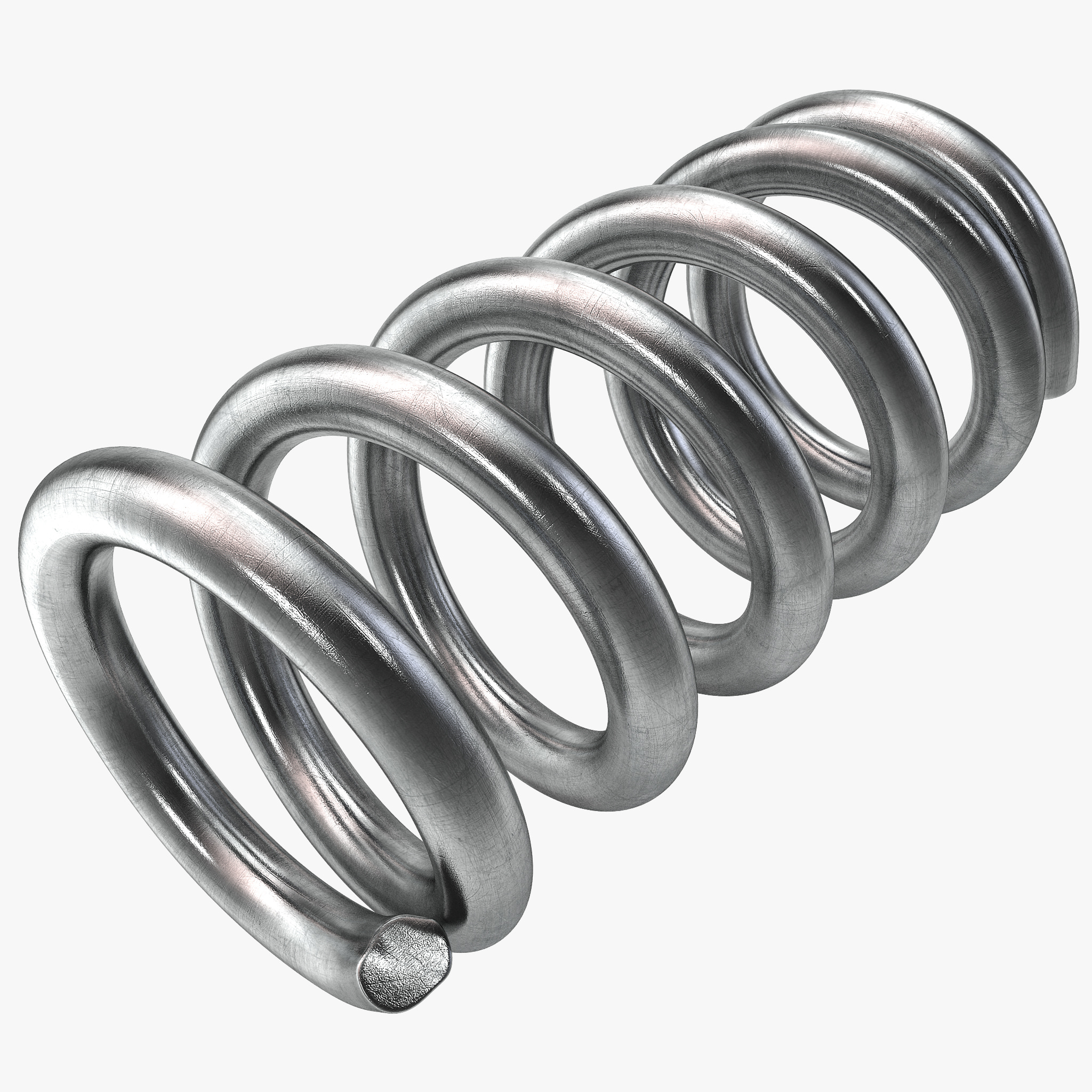 3d model of compression spring