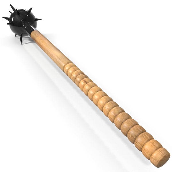 3d morning star mace model