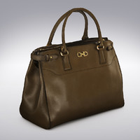 luxury leather handbag scanning 3d model