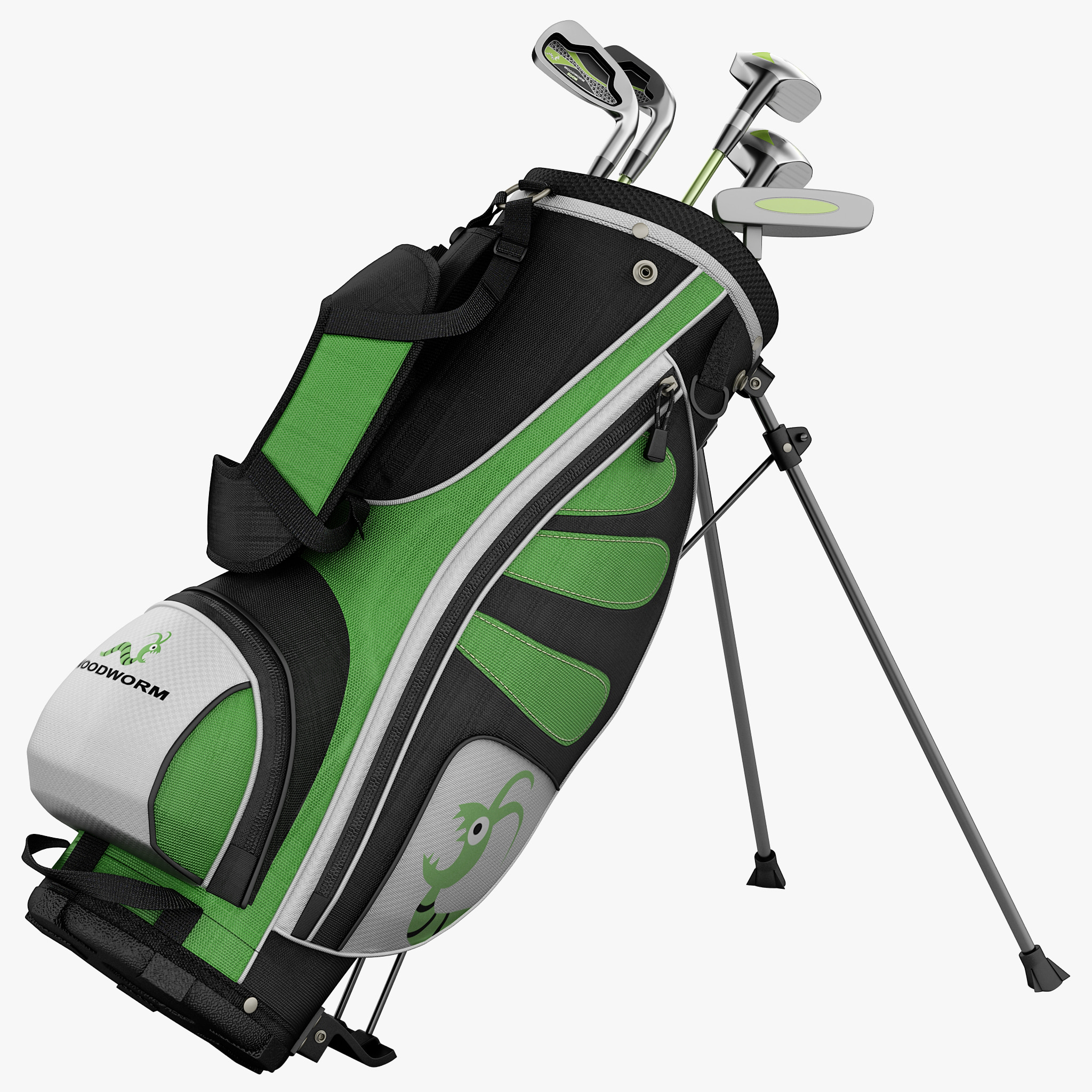 max woodworm golf set