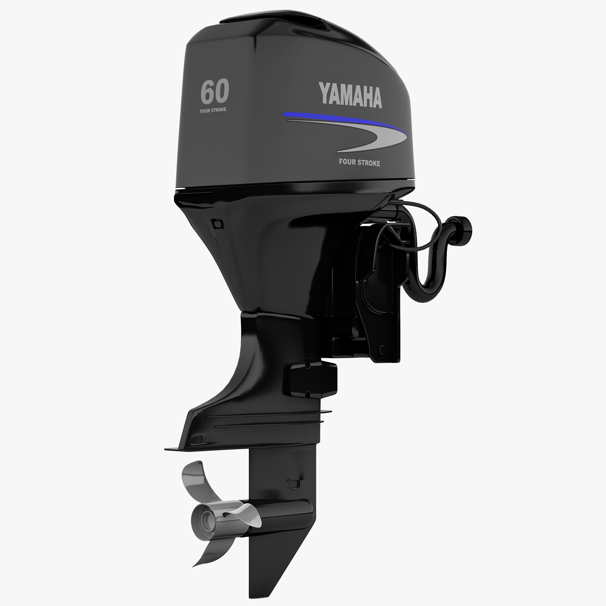 3d model outboard engine yamaha 2