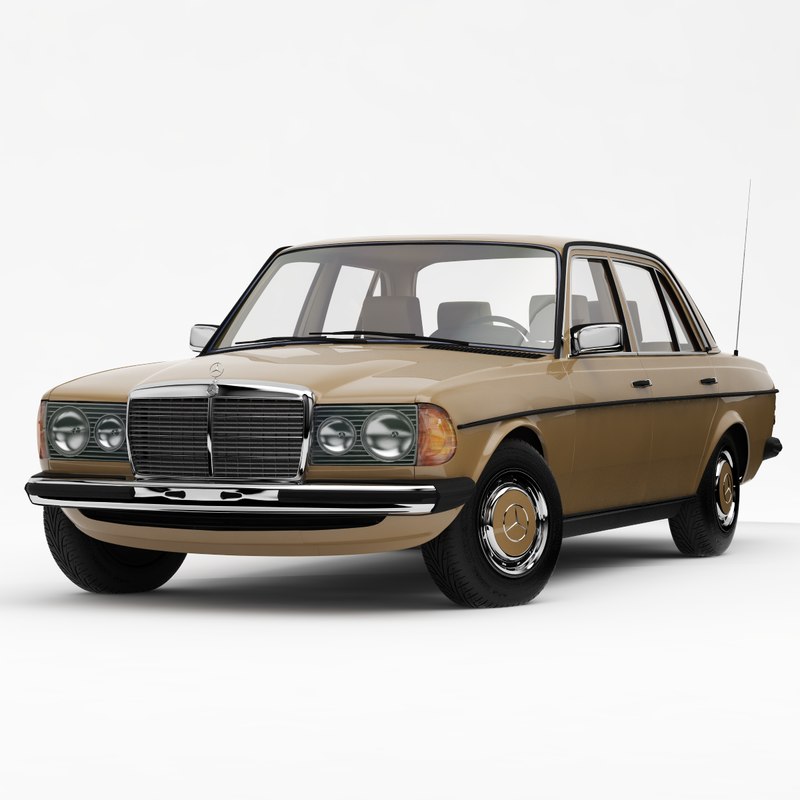 3d interior mercedes benz w123