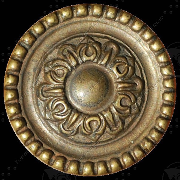 Texture jpg antique brass knob