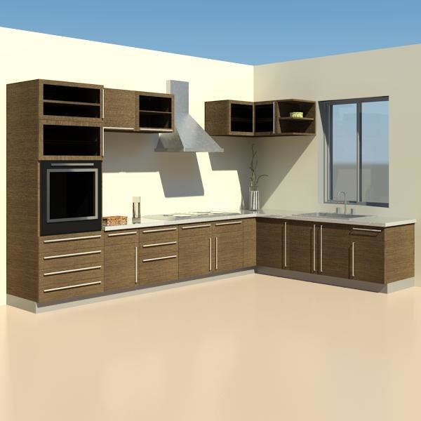 Revit Modern Kitchen Cabinets Kitchen
