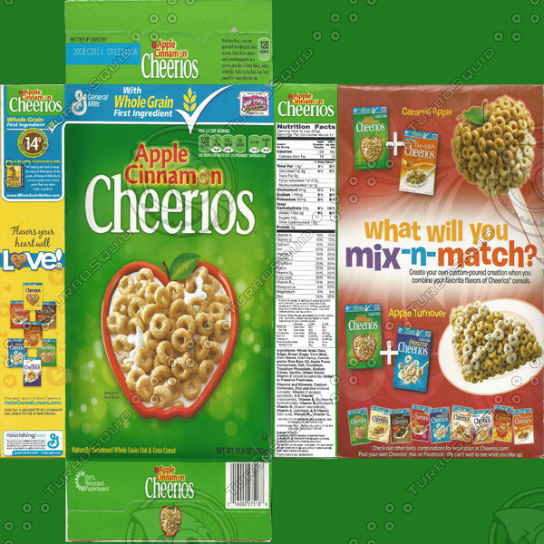 Texture jpg apple cinnamon cheerios