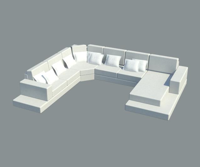 Building rfa sofa Revit palliser