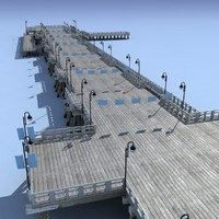 3d pier modelled