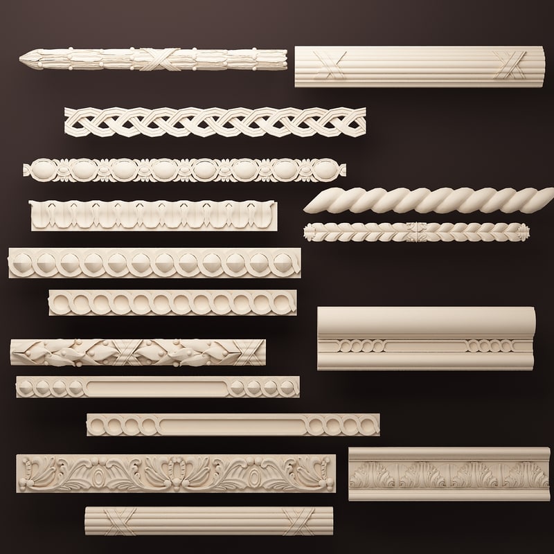 classical decoration ornamental dxf