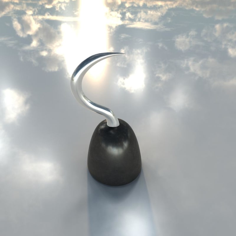 pirate arm hook fbx