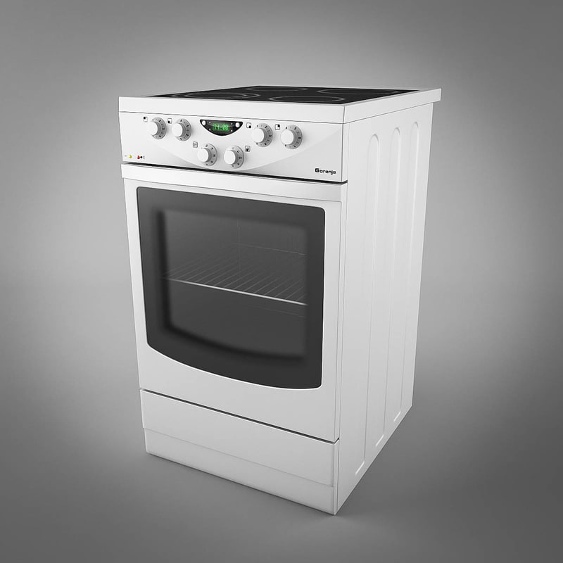 3d gorenje stove electric model