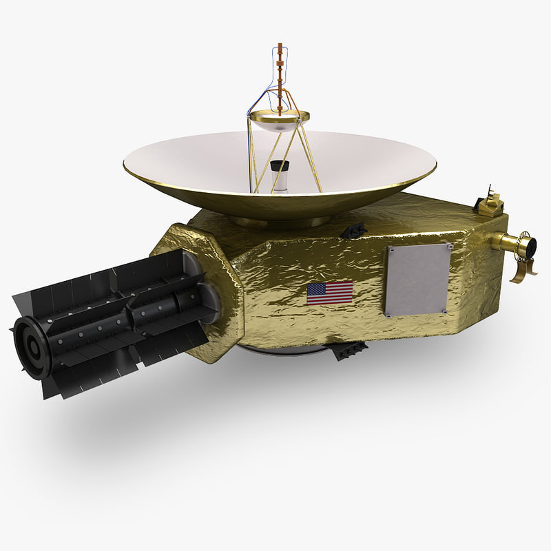 3ds max new horizon spacecraft nasa