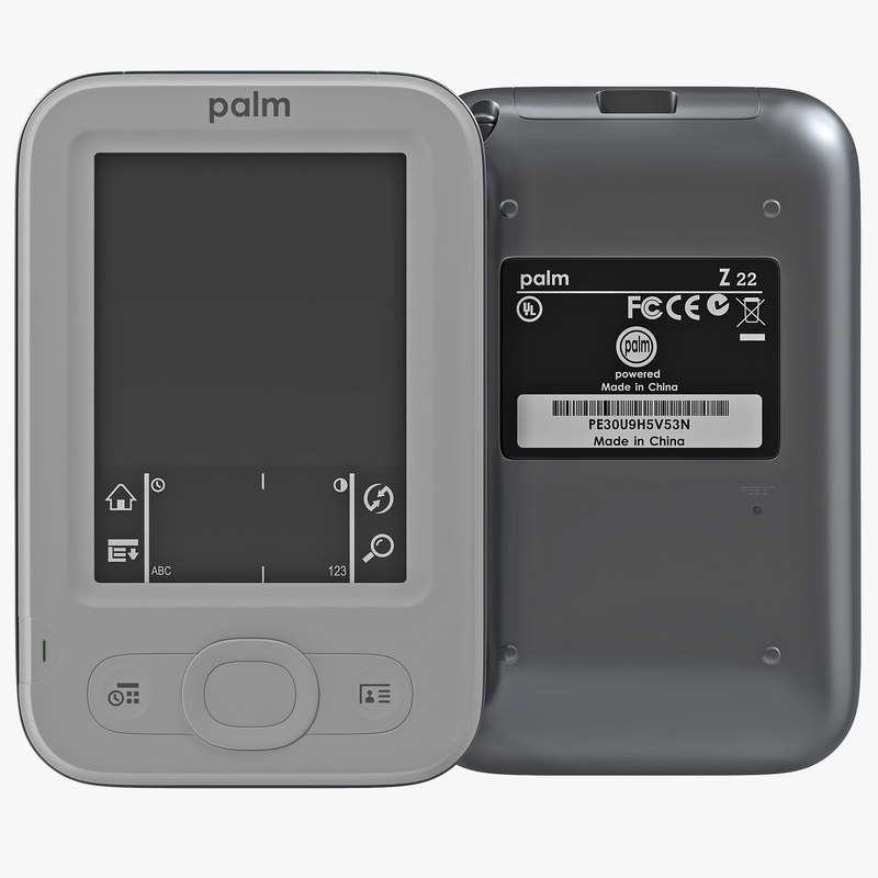 pda palm z22 3d model