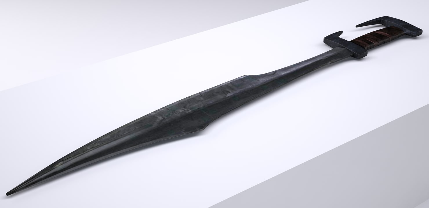 3d sword movie 300 spartans model