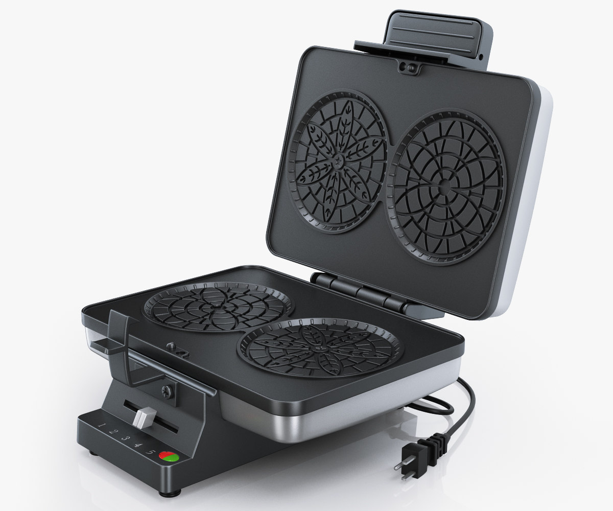 3d model cuisinart pz2 pizzelle press