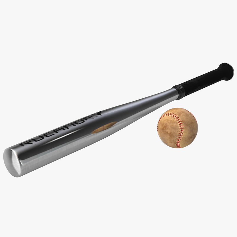 3ds baseball metal bat ball