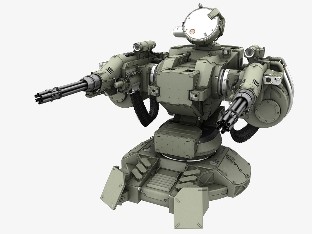 3d guns turret