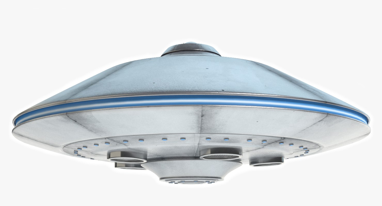 3d flying saucer model