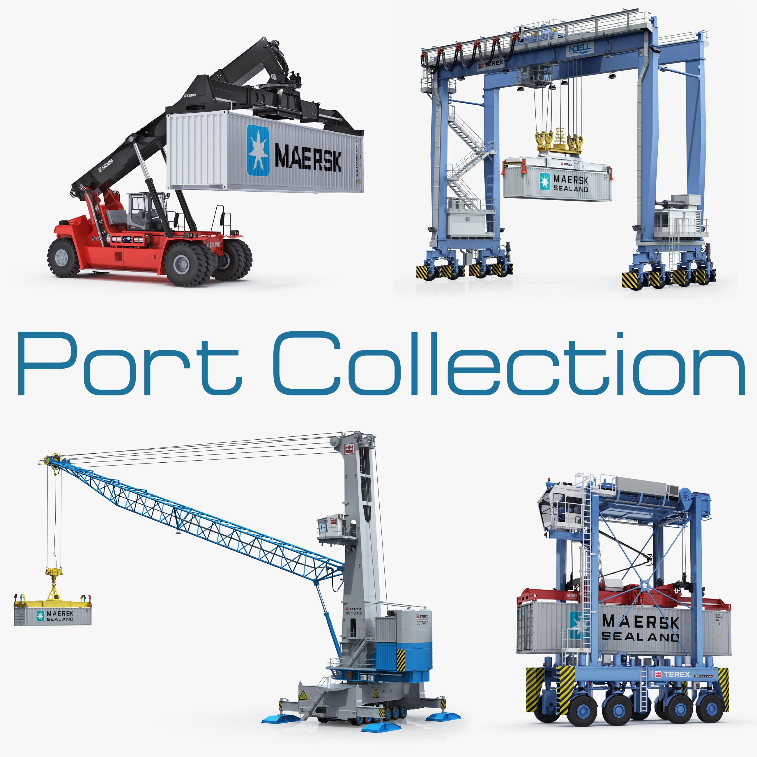 port equipment terex noell 3d max