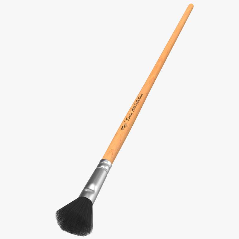 paint brush mop 3d max