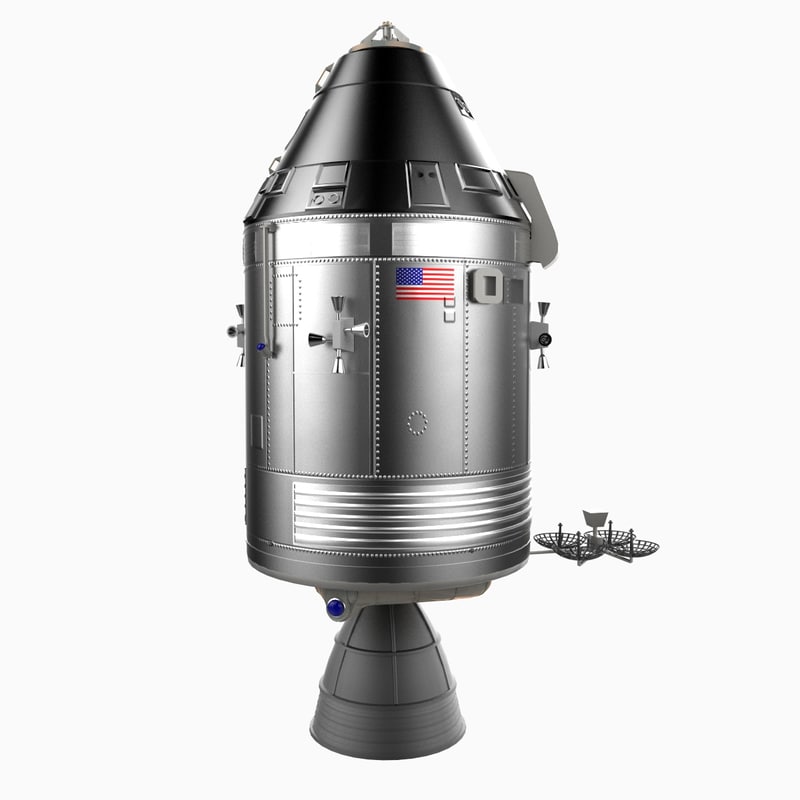 3d model apollo 13 service lunar