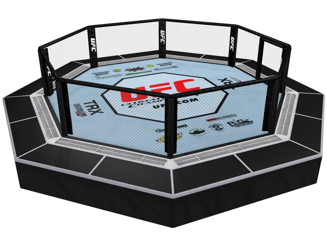 3ds max ufc octagon ring