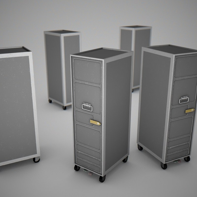3dsmax aircraft service trolley