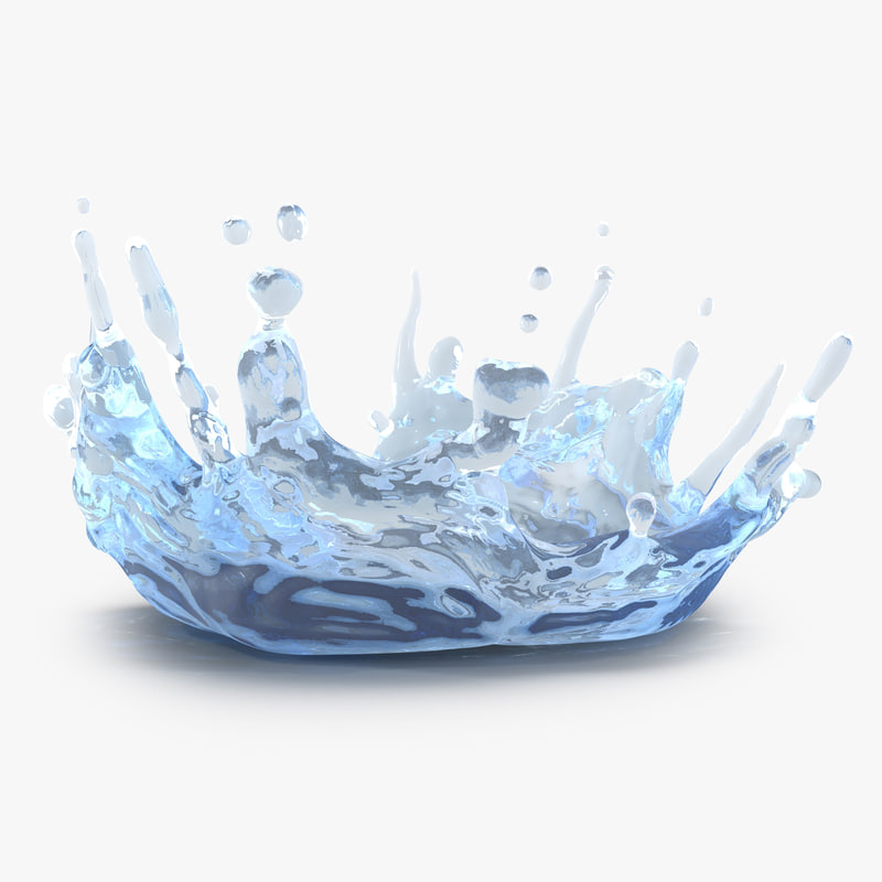 3ds max water splash