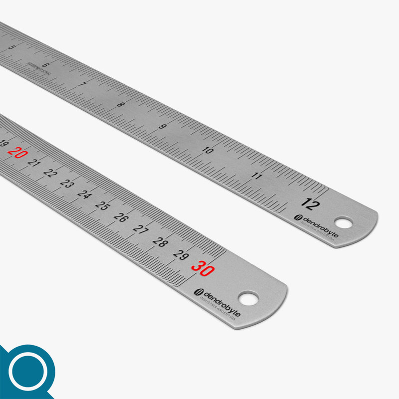metal ruler 3d max