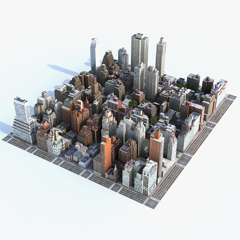 3d model manhattan district 05