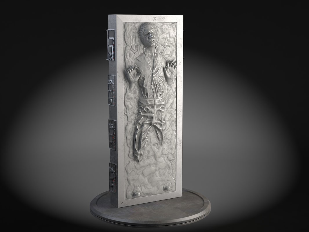 han solo carbonite 3ds