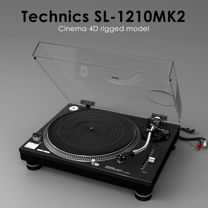 3d turntable technics model