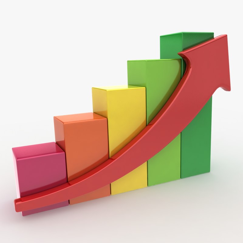 trend arrow 02 3d max