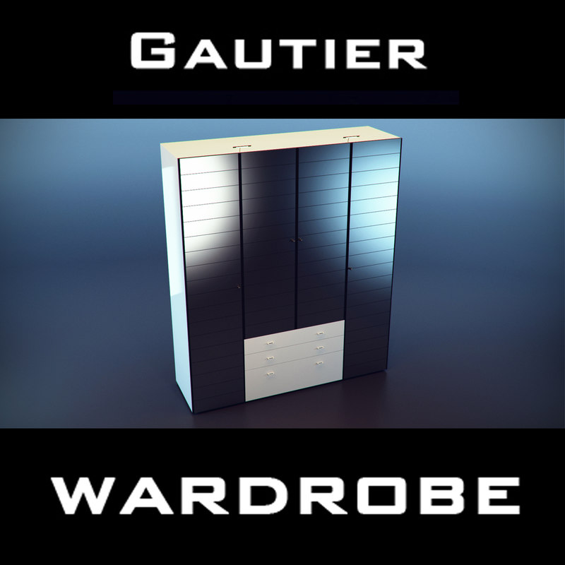 gautier wardrobe 3d 3ds gautier wardrobe 3d 3ds