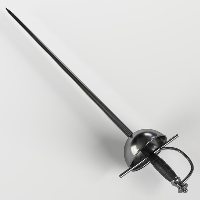 3d fbx italian fencing