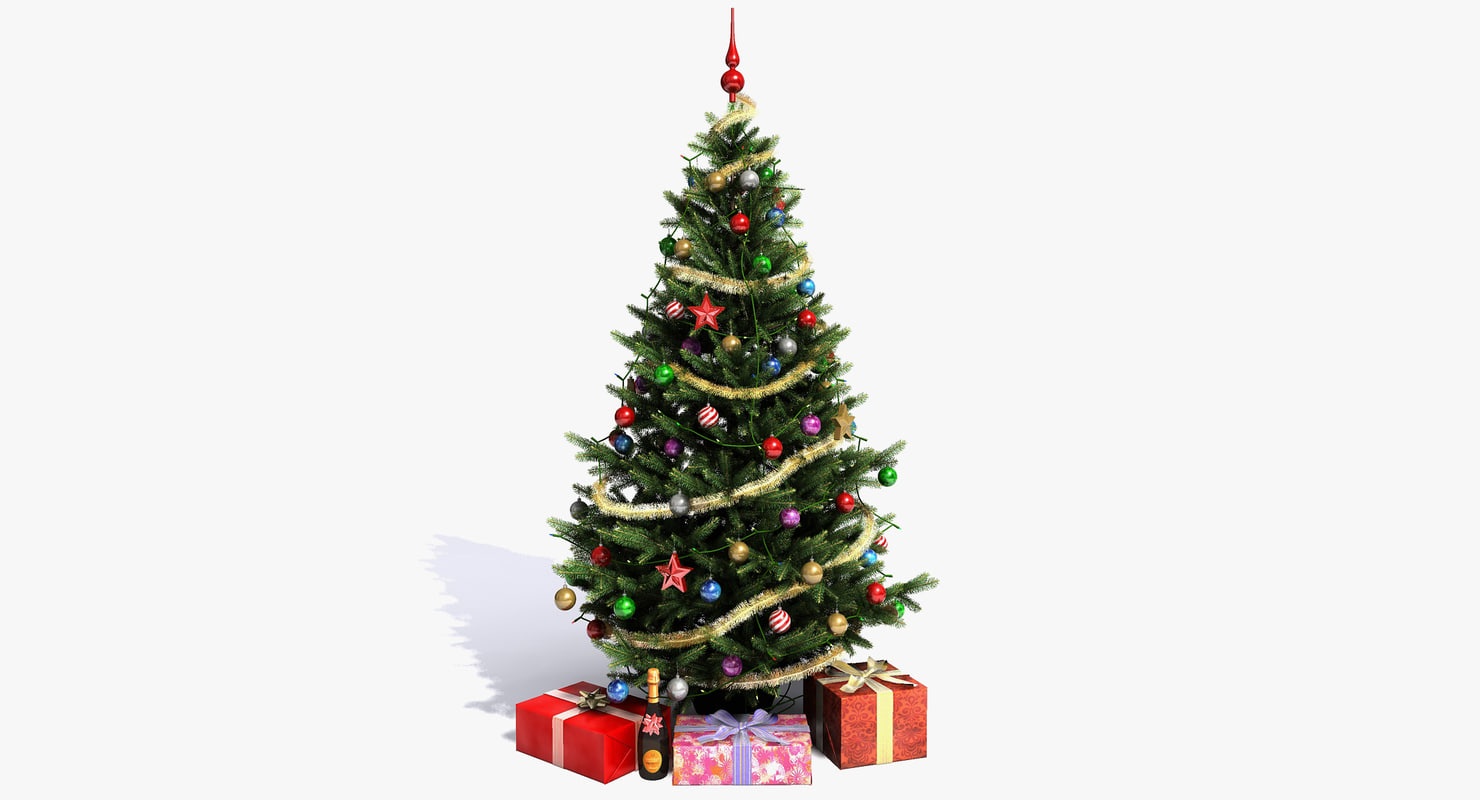 christmas tree obj christmas tree obj