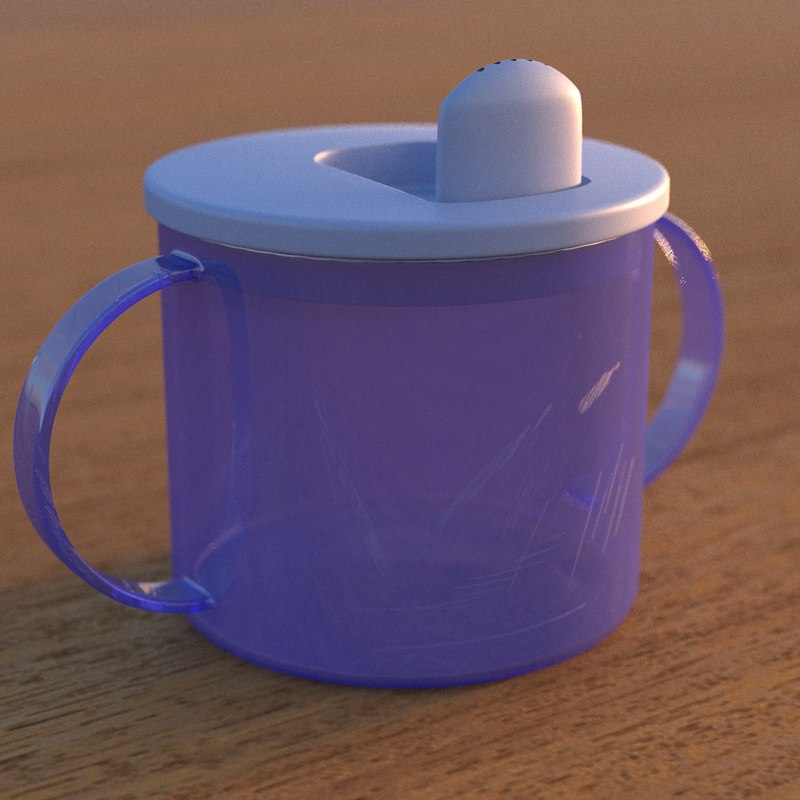 3D max cup child beaker