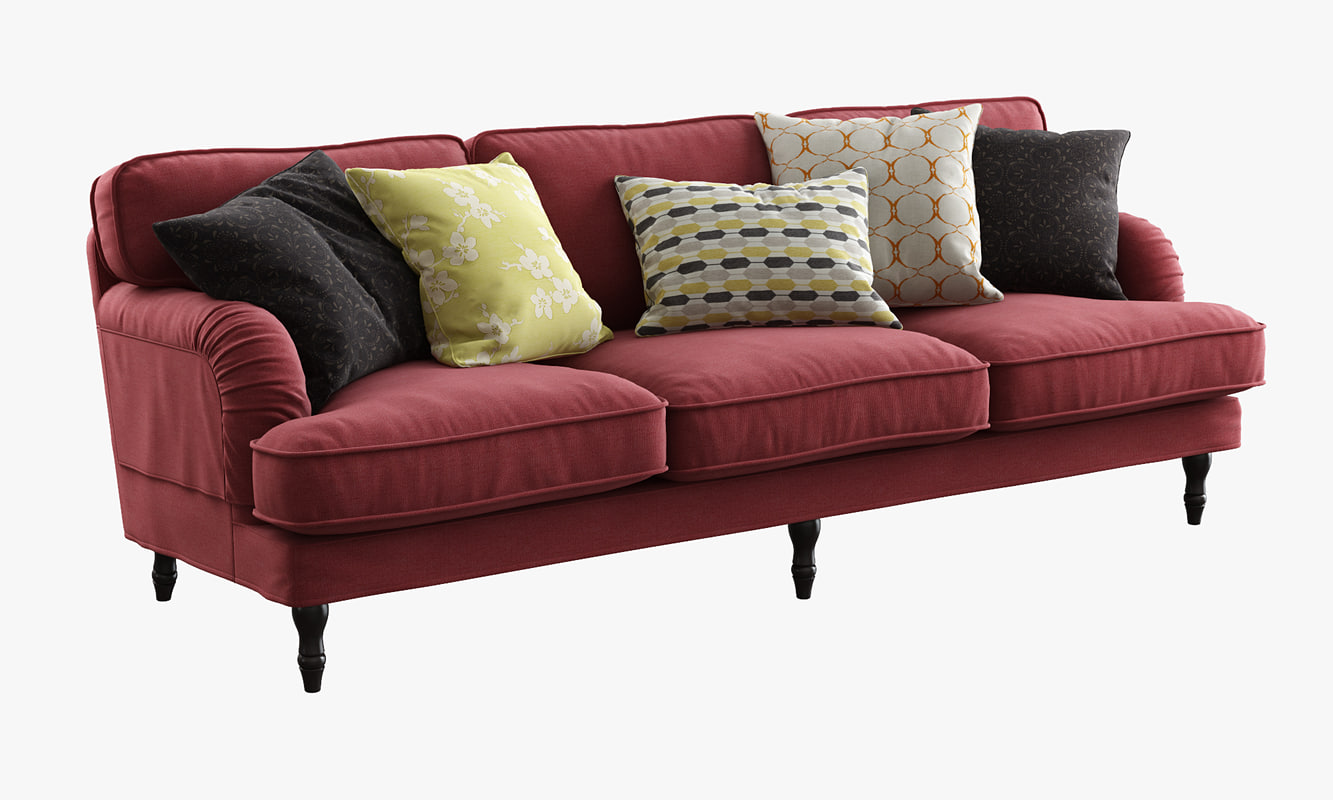 3D max ikea stocksund sofa