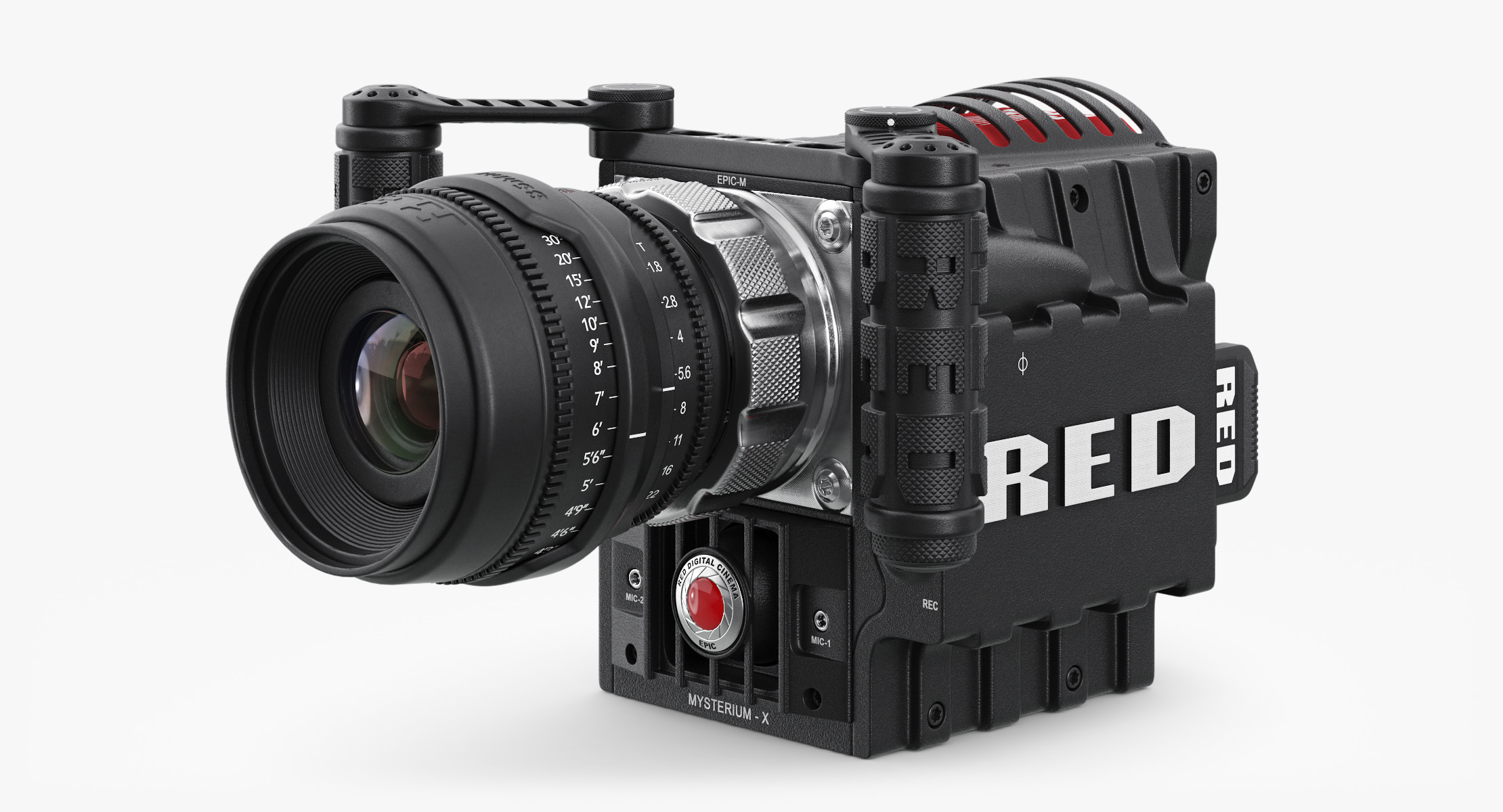 3D max Red Epic camera