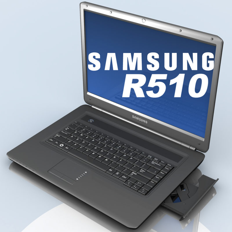notebook samsung r510 xa04 3d model