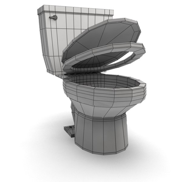toilet realistic 3d model toilet realistic 3d model on Model Toilet Design
id=19927
