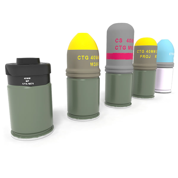 m79 grenade launcher ammo 3d c4d
