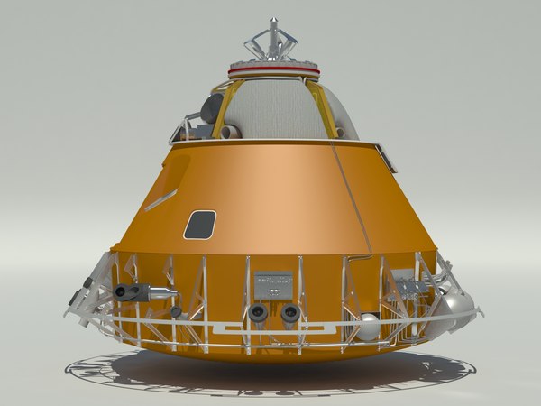 3d apollo command module model