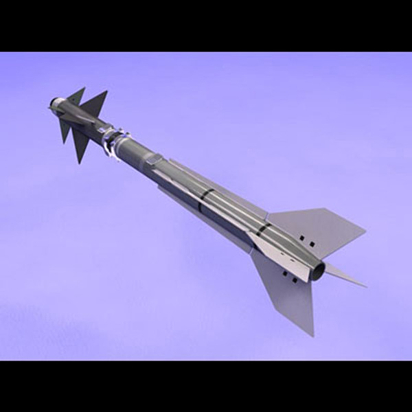 rafael python 5 air missile 3d model