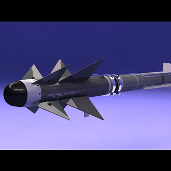 rafael python 5 air missile 3d model