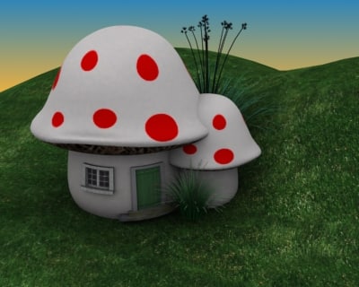 mushroom house
