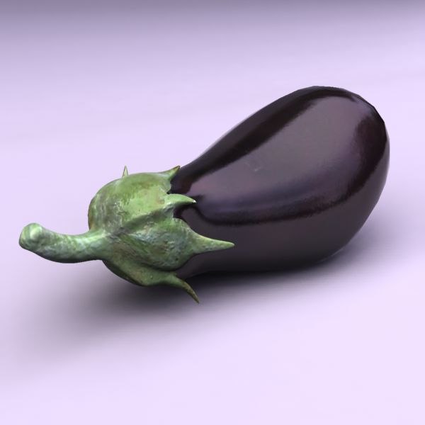 eggplant 3d models