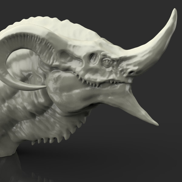 Free Printable Dragon Head 3d Model Free printable dragon head 3d model