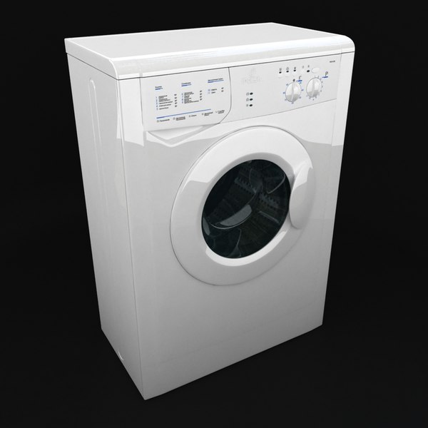 3d model of wash machine indesit