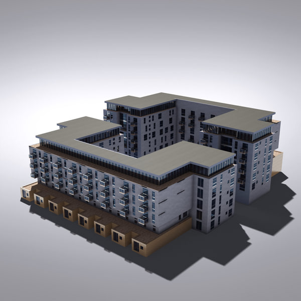 modern generic building architectural max
