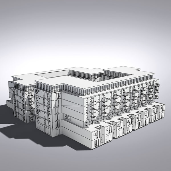 modern generic building architectural max